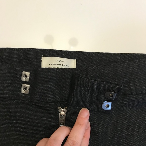 NWT 7 For All Mankind Grosgrain Stripe Slim Trouser Jean Size 34 - Picture 13 of 16